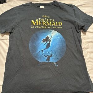 Disney The Little Mermaid Black Tee